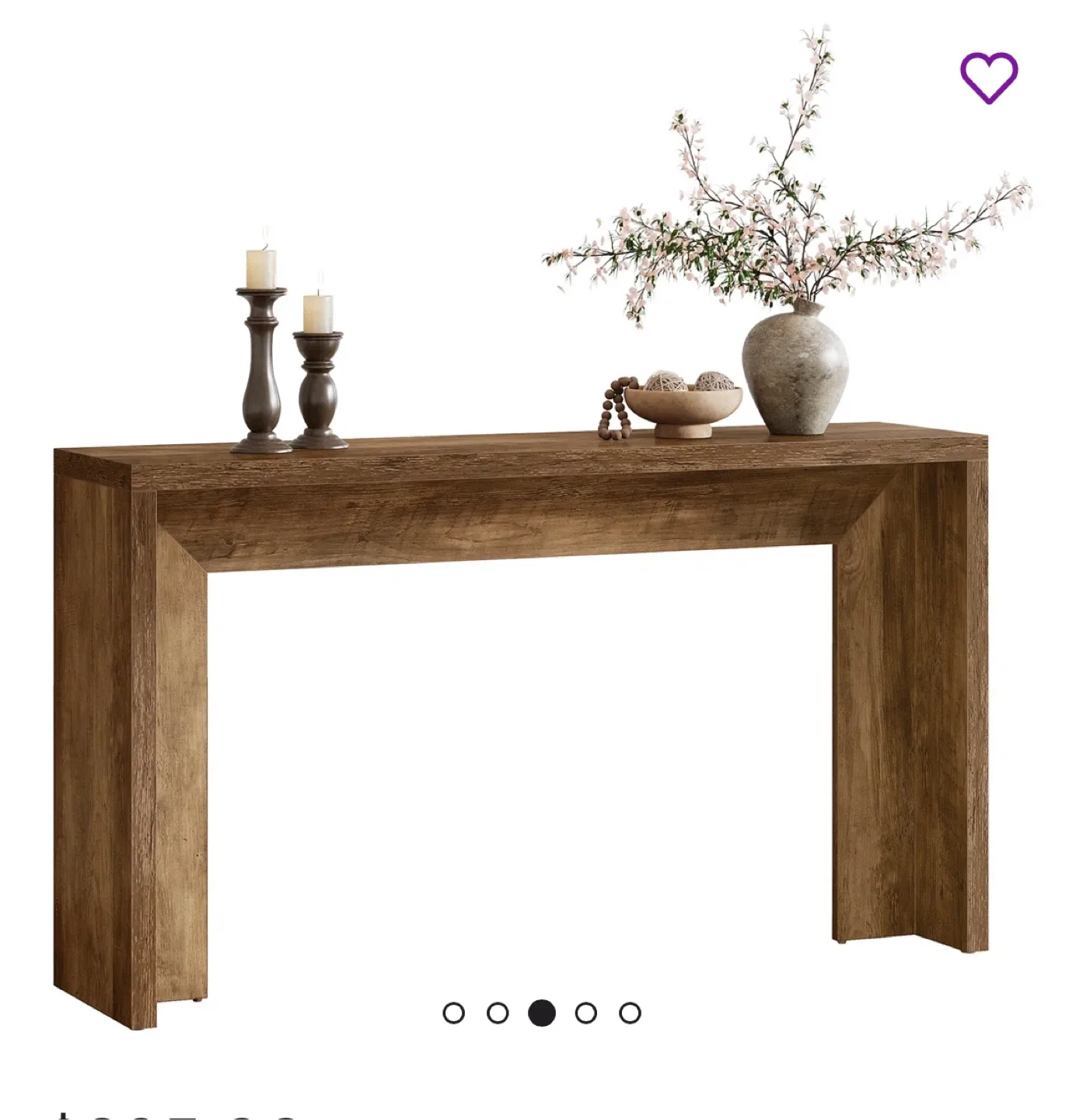 Millwood Pines Console/Entry Table - Brown image indicator(7)