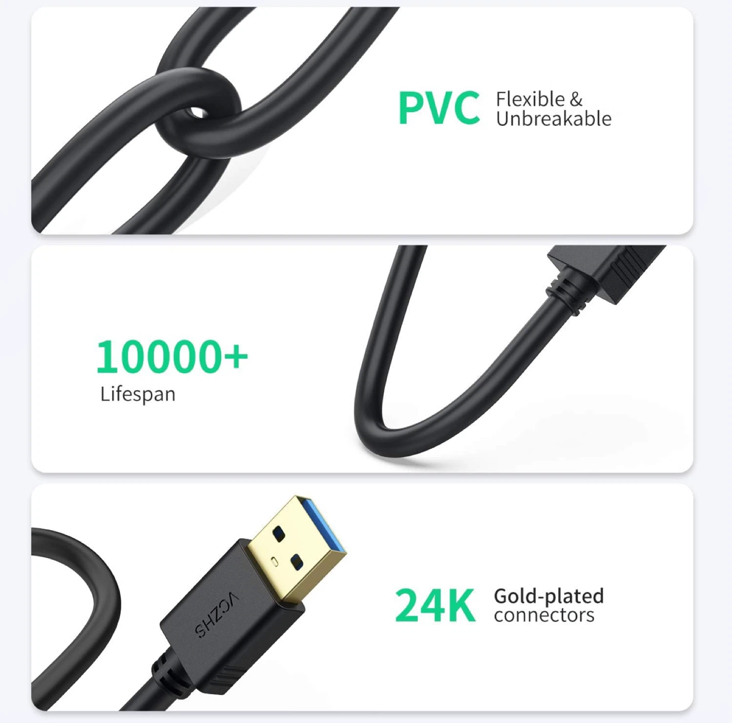 New Pack USB 3.0 Cable - photo 4