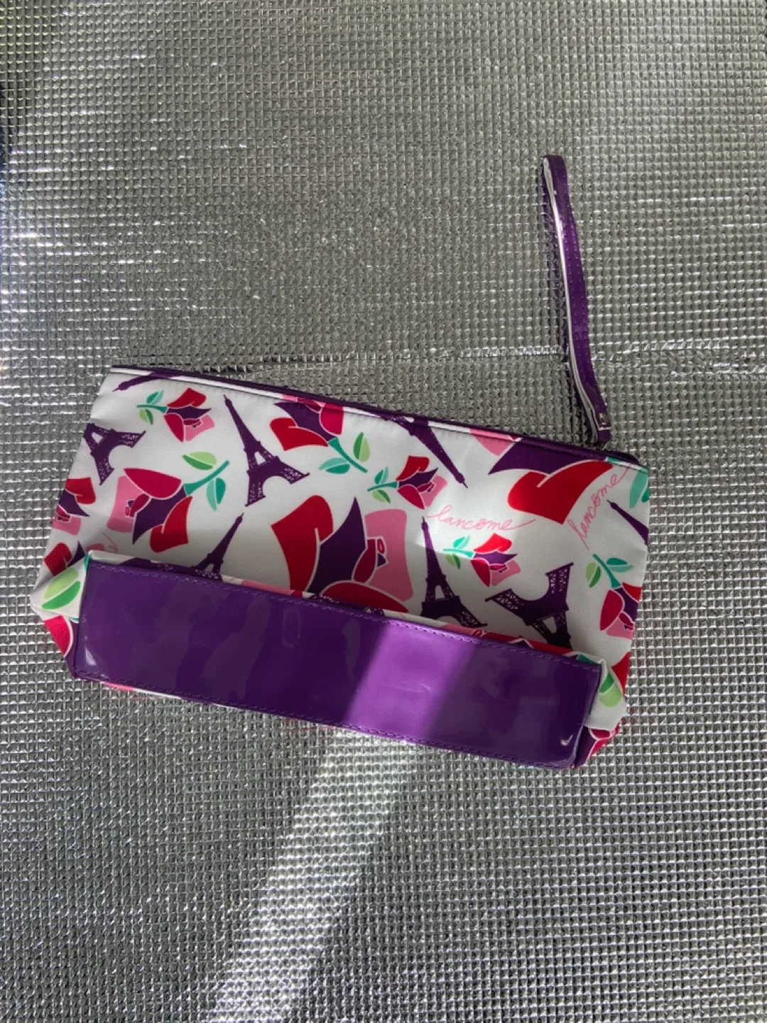 Lancôme Floral Pattern Cosmetic Pouch