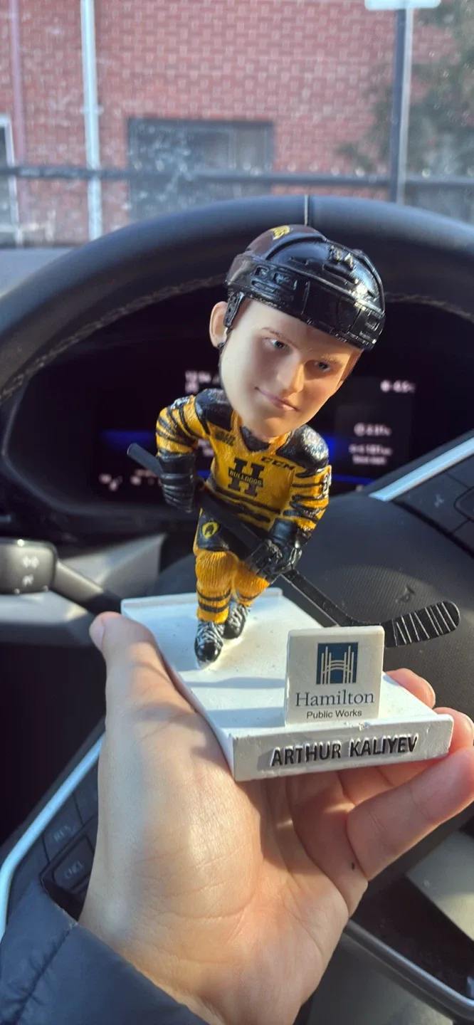 Arthur Kaliyev Hamilton Bulldogs Bobblehead