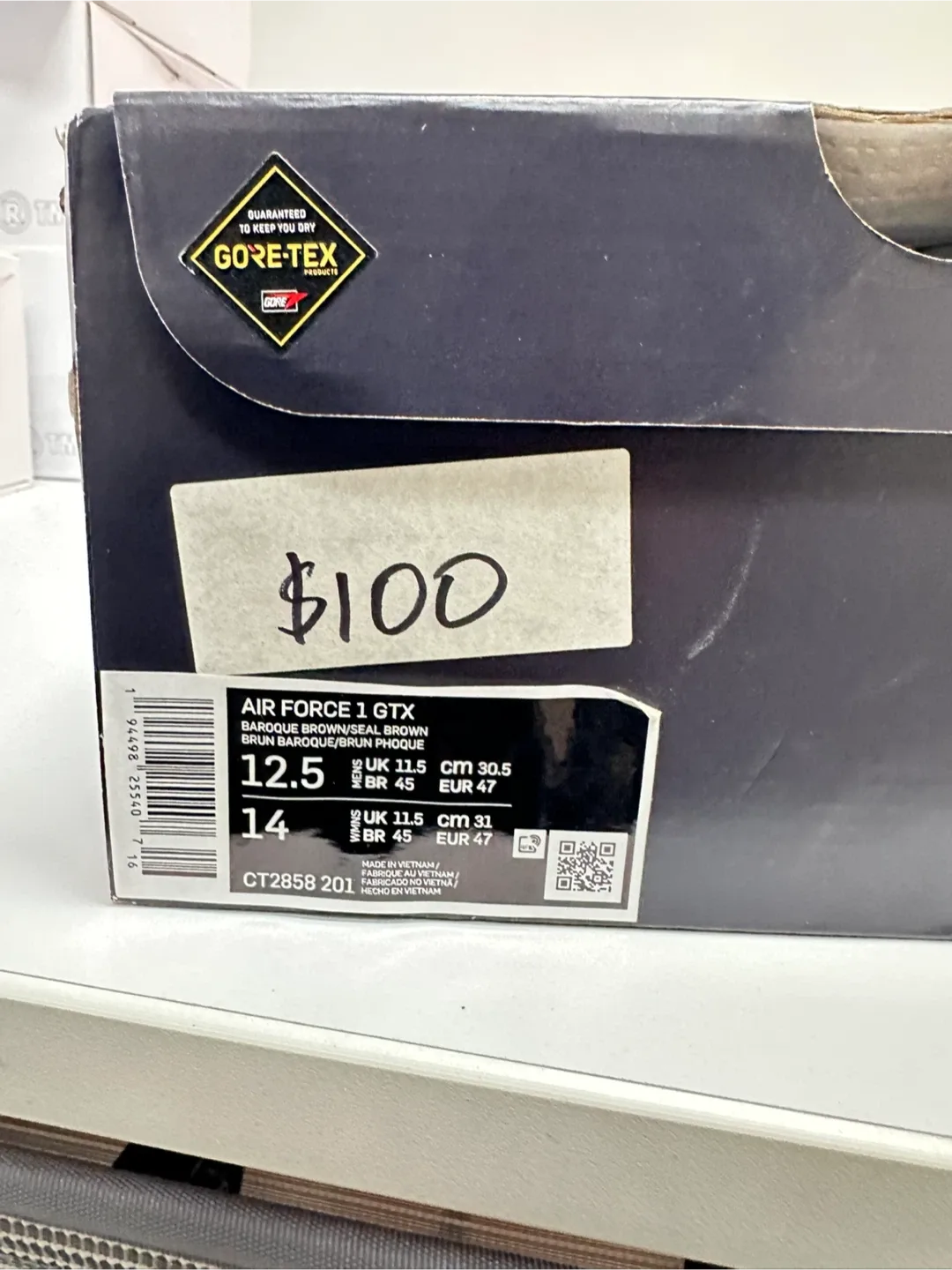 Nike Air Force 1 GTX Baroque Brown, US 12.5, New image indicator(4)