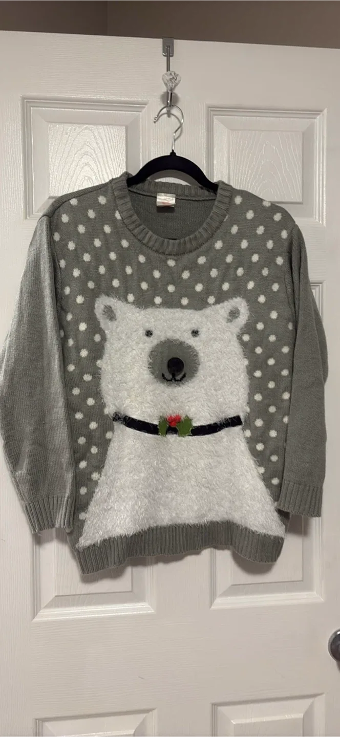 Polar Bear Christmas Sweater image indicator(2)