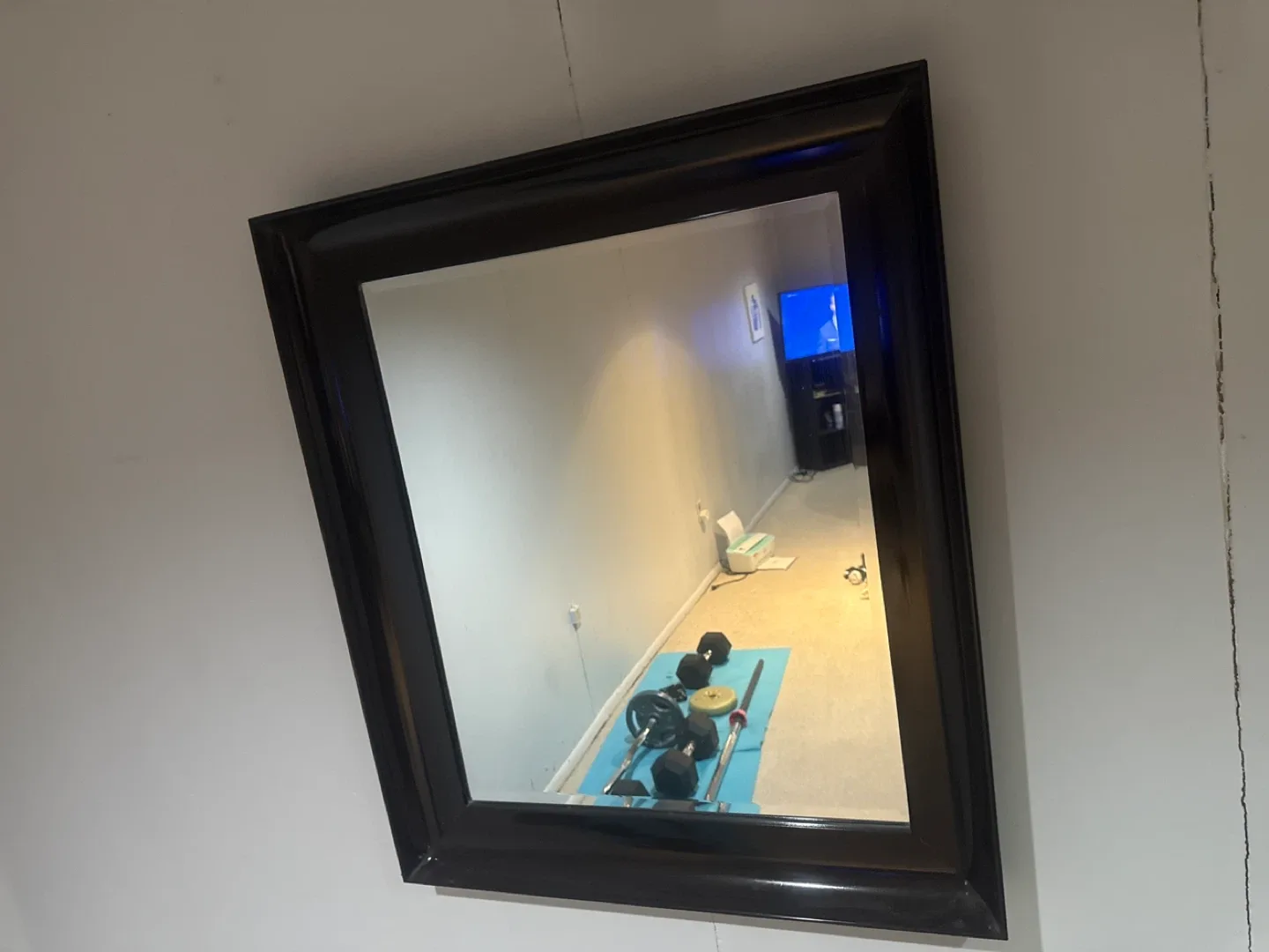Black Framed Mirror