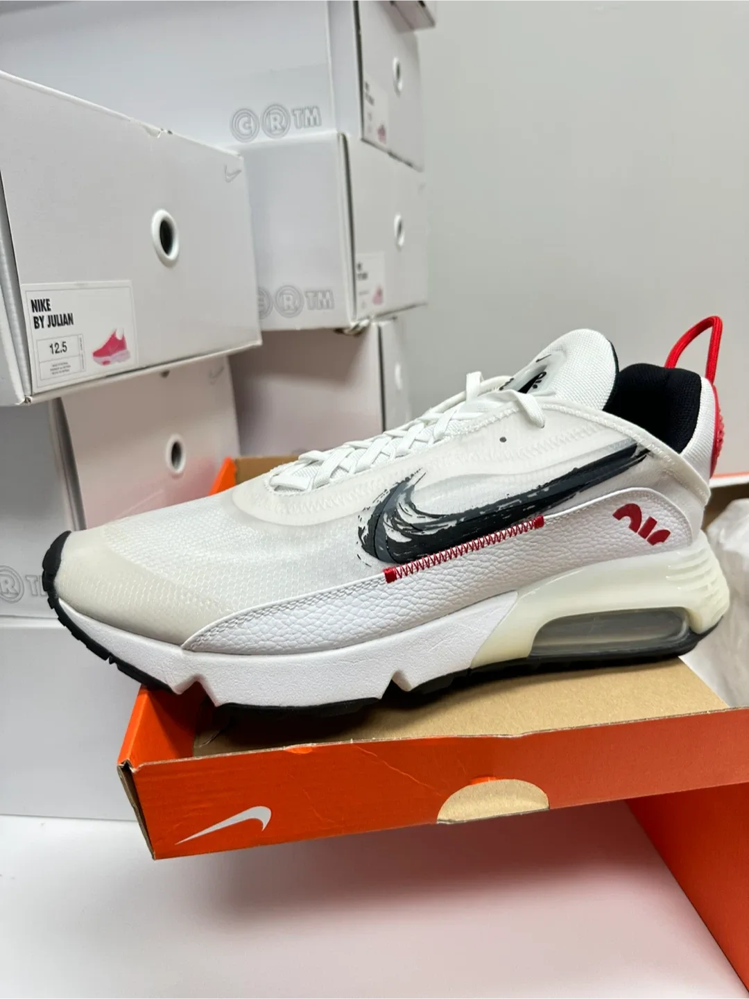 Nike Air Max 2090, Size 12.5, White/Red