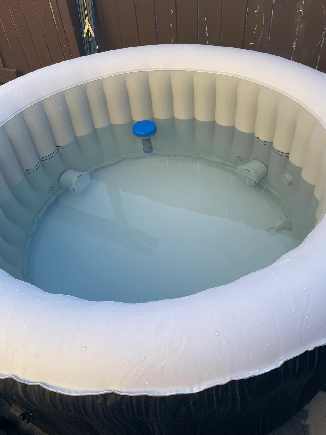 Inflatable Hot Tub with Cover & Filters - photo 2