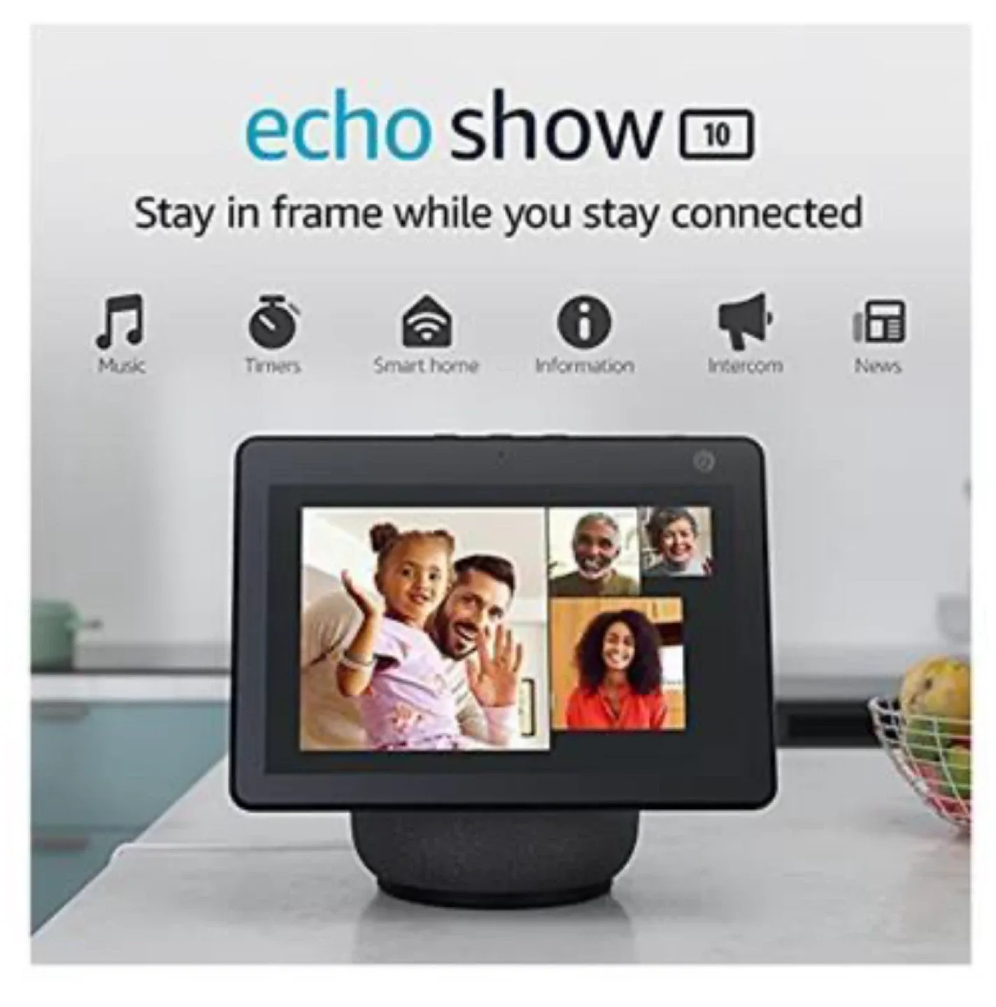 Amazon Echo Show 10 (3rd Gen) - Charcoal