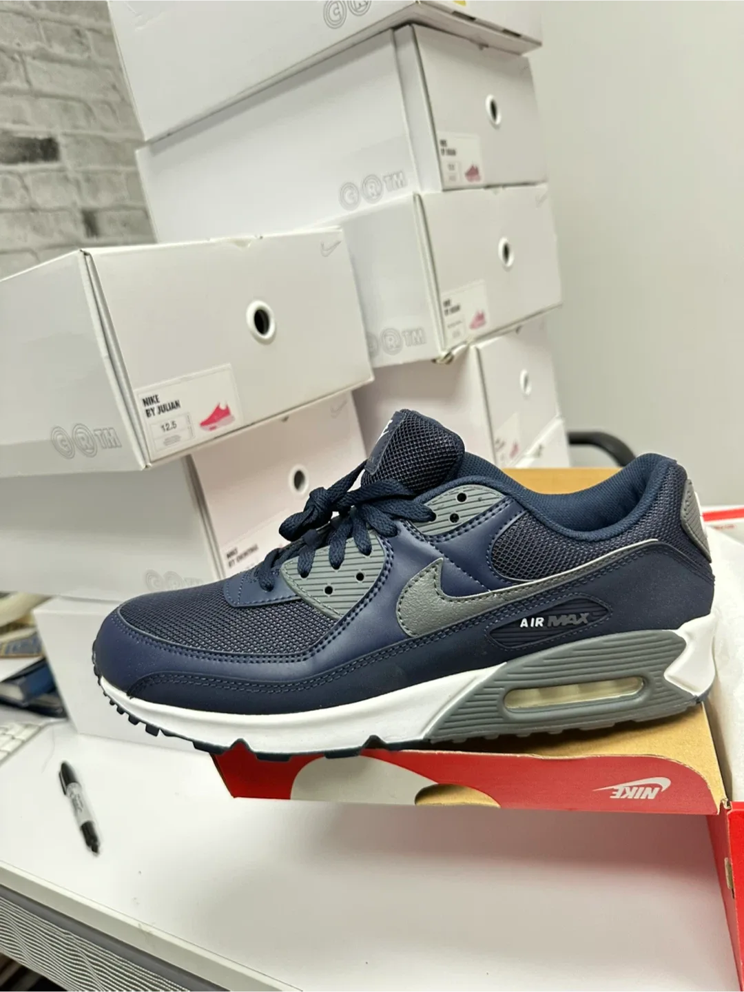 Nike Air Max 90 Obsidian Grey White US 12.5