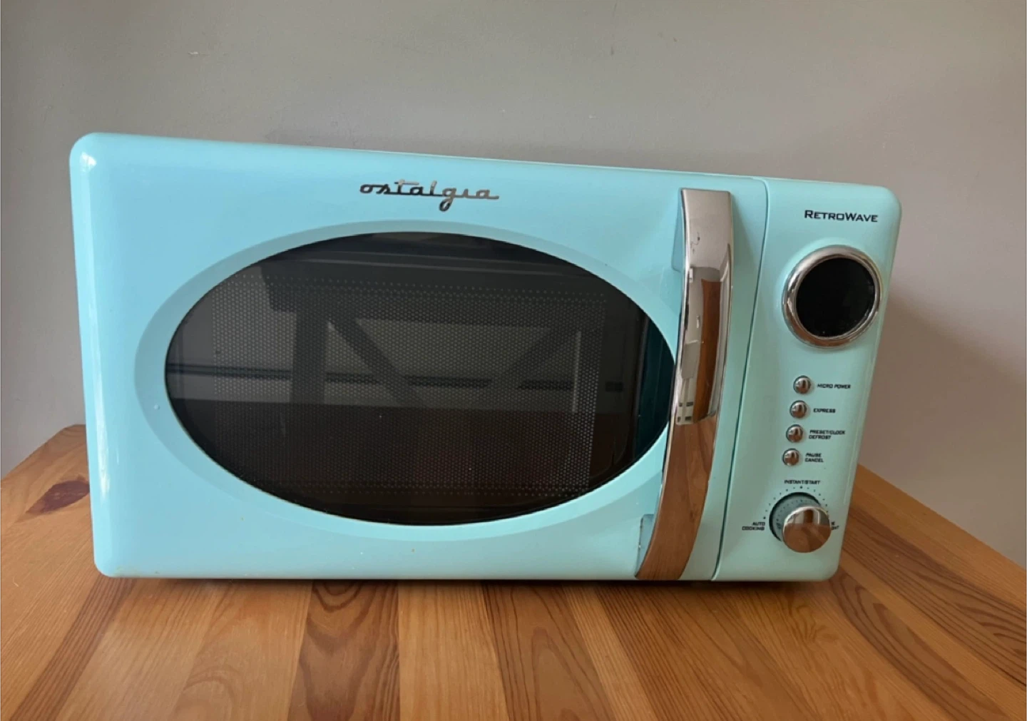 Nostalgia RetroWave Microwave #Cleanout
