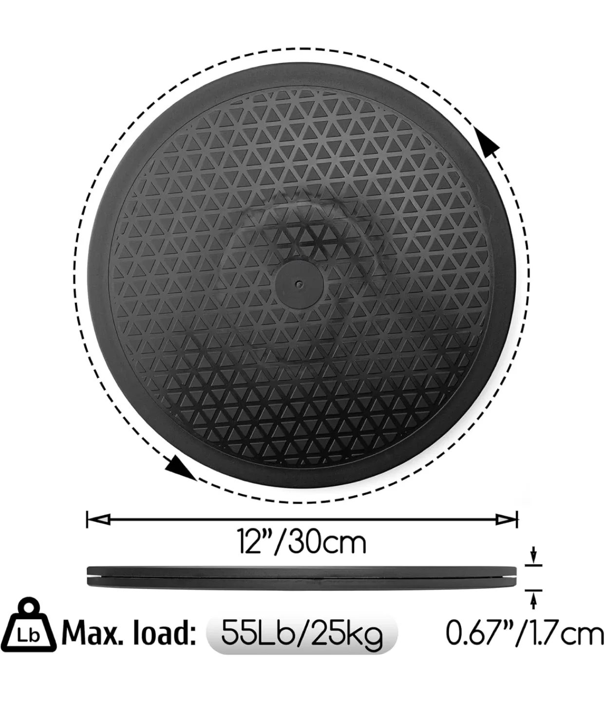 New 12" Lazy Susan Turntable Organizer - New image indicator(6)