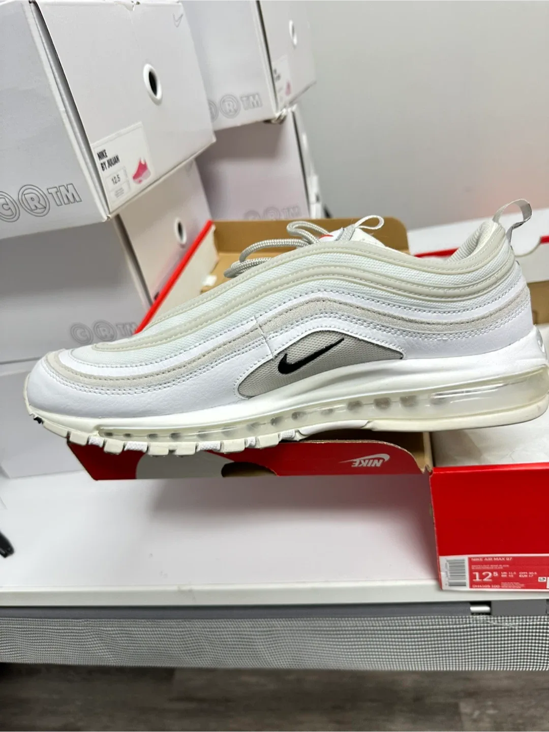 Nike Air Max 97 White Bone - Size 12.5