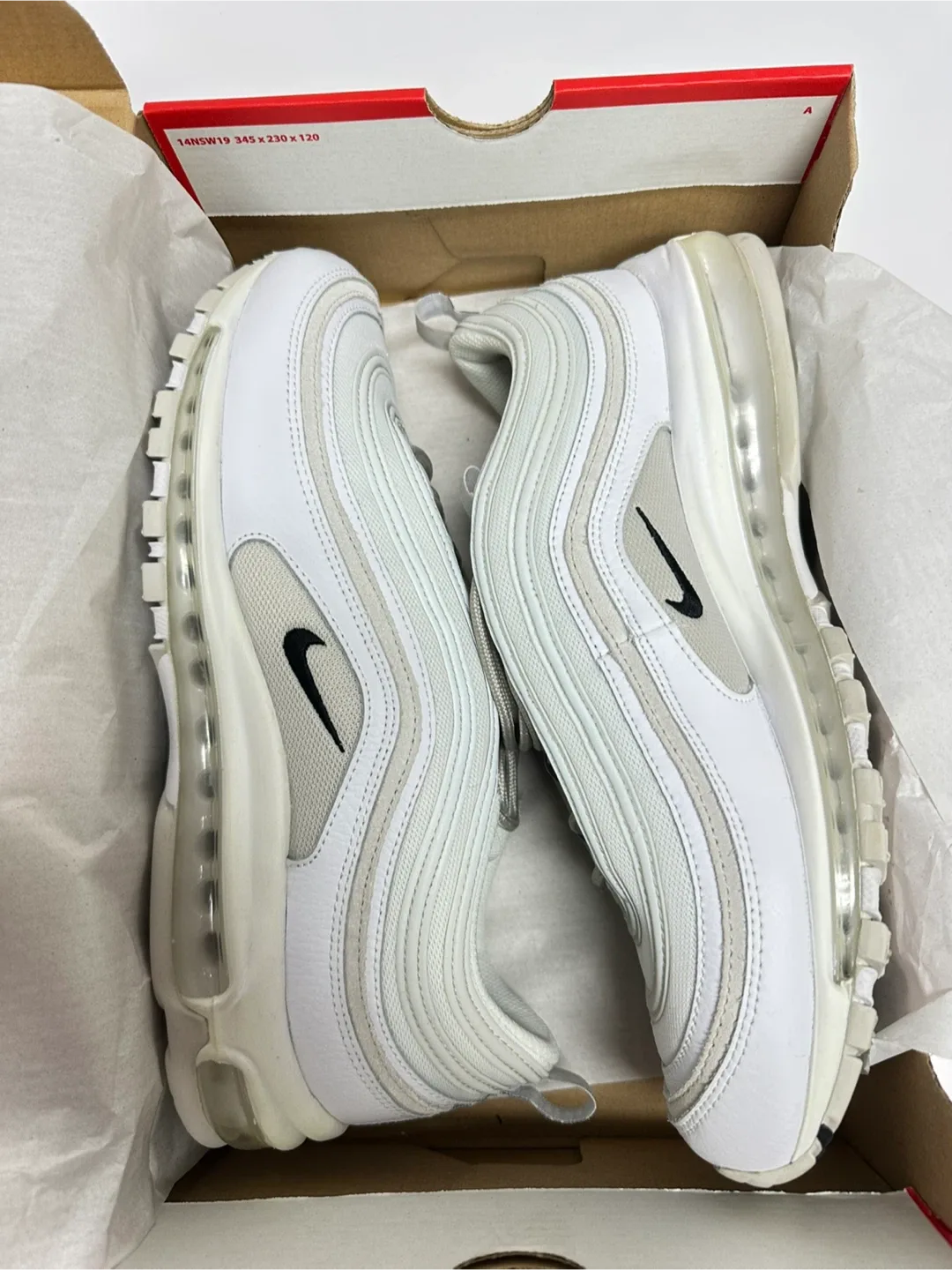 Nike Air Max 97 White Bone - Size 12.5 image indicator(4)