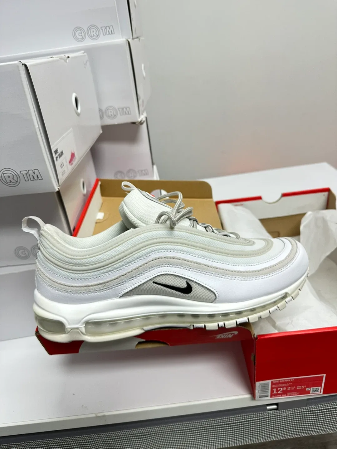 Nike Air Max 97 White Bone - Size 12.5 image indicator(2)