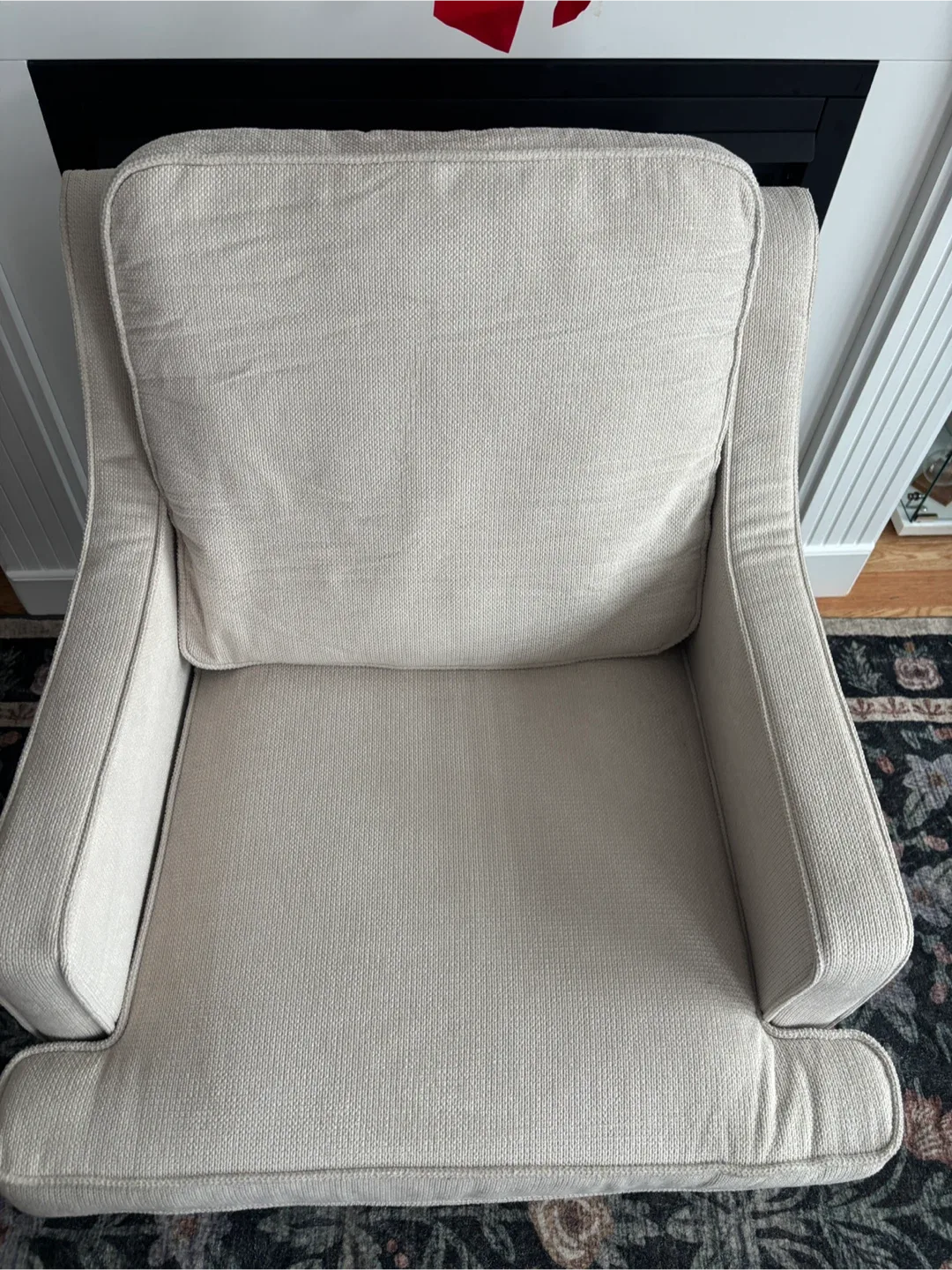 Beige Accent Armchair - 35.8" Height image indicator(5)