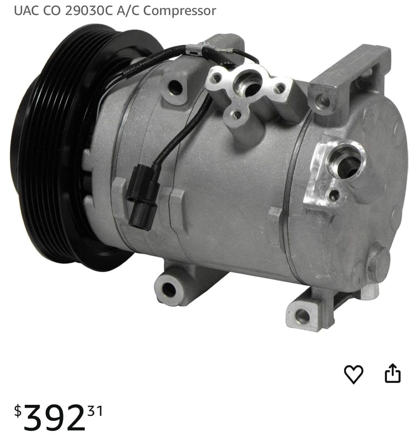 UAC CO 29030C A/C Compressor