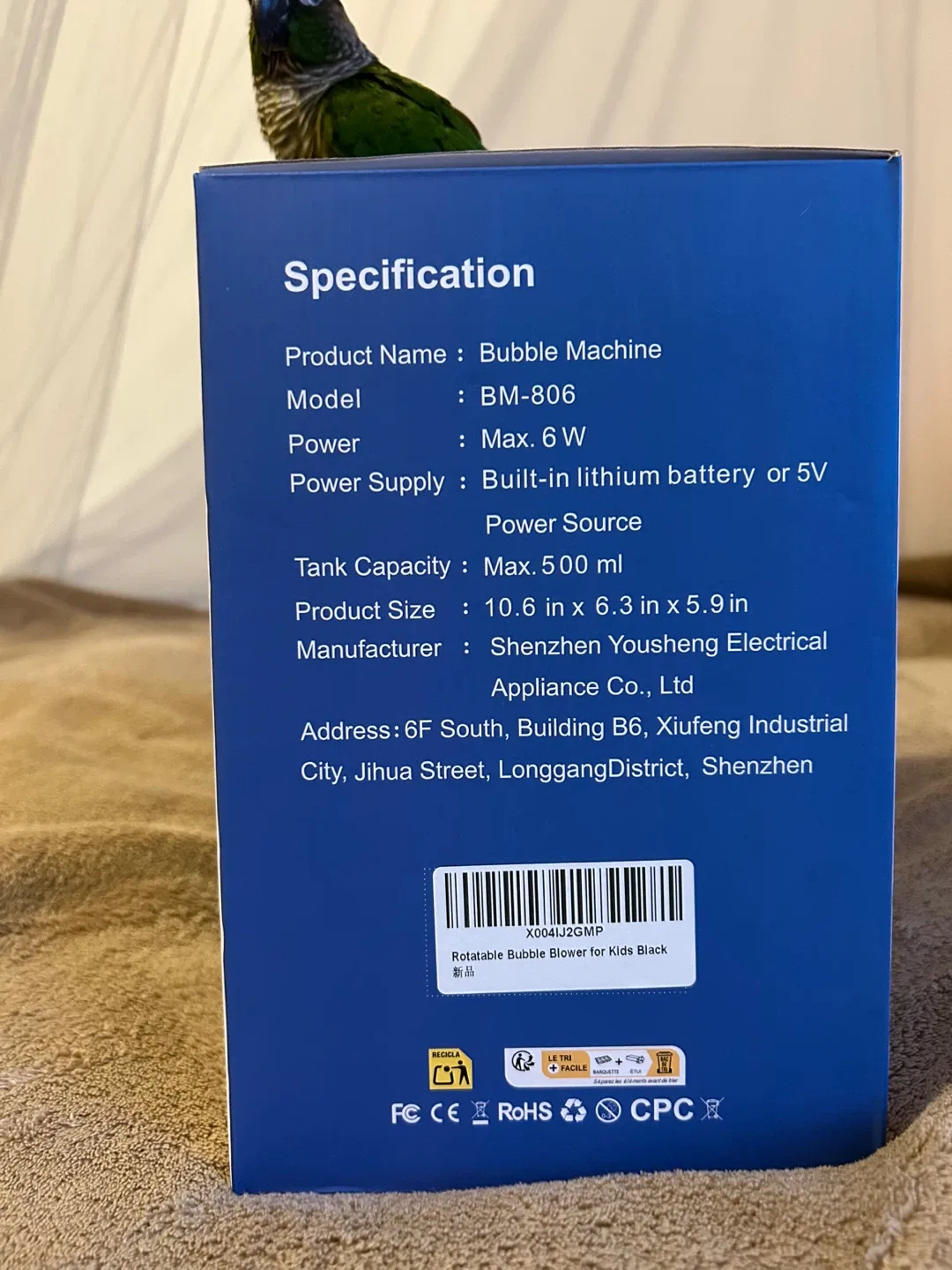 New Portable Bubble Blower BM-806 image indicator(2)