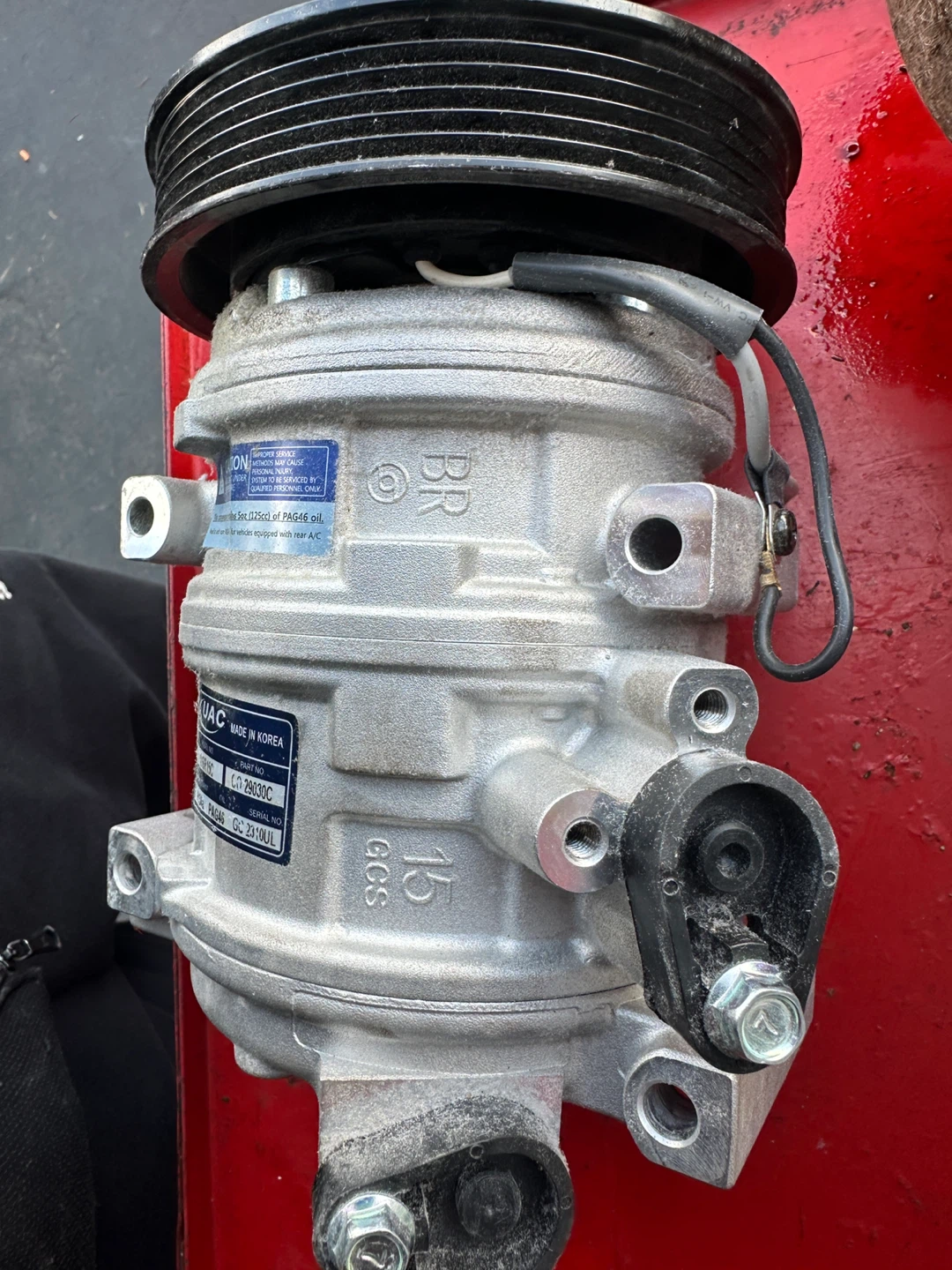 UAC 10SR15C CO-29030C A/C Compressor - photo 3