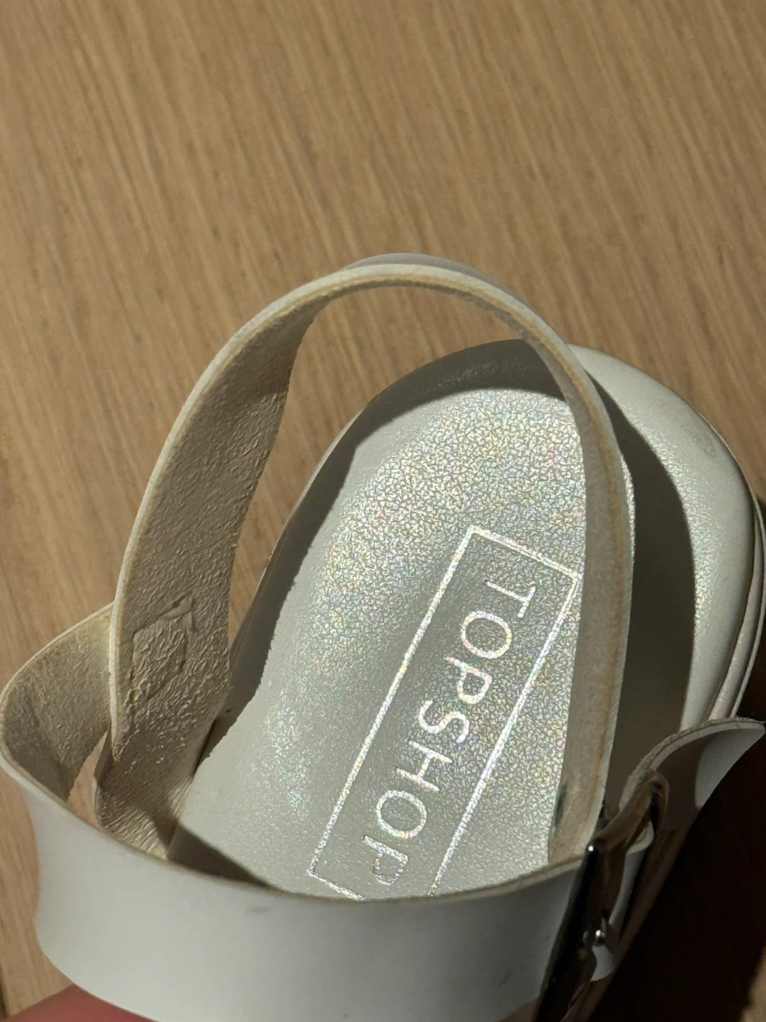 Topshop White Platform Sandals - photo 3