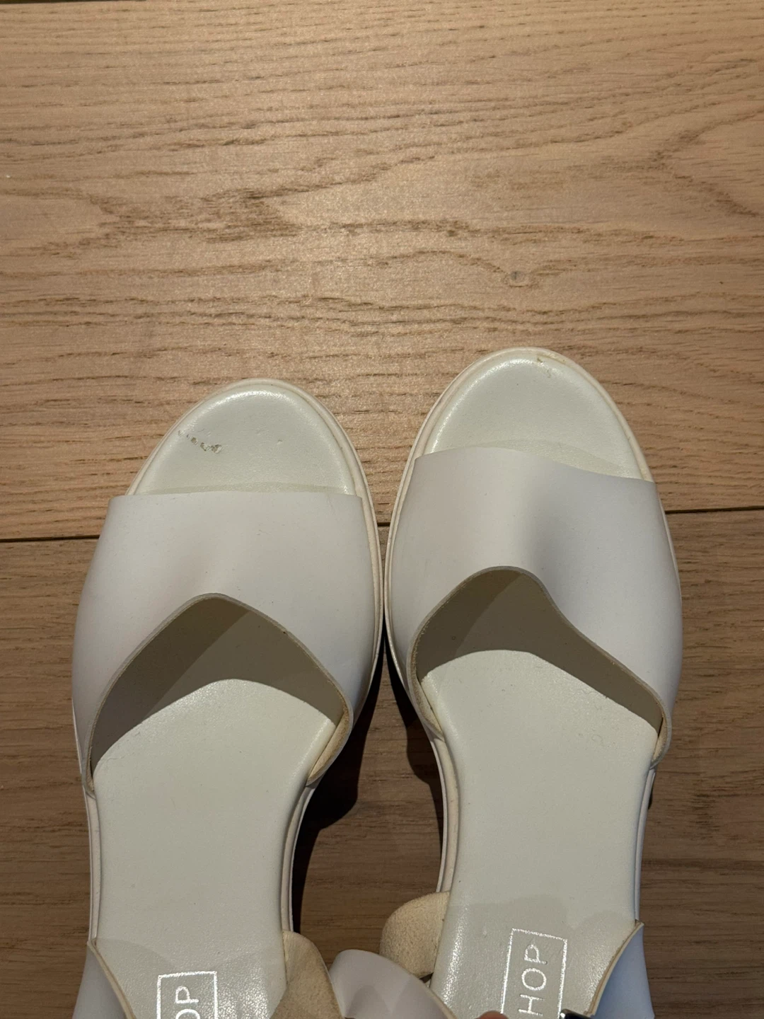 Topshop White Platform Sandals - photo 4