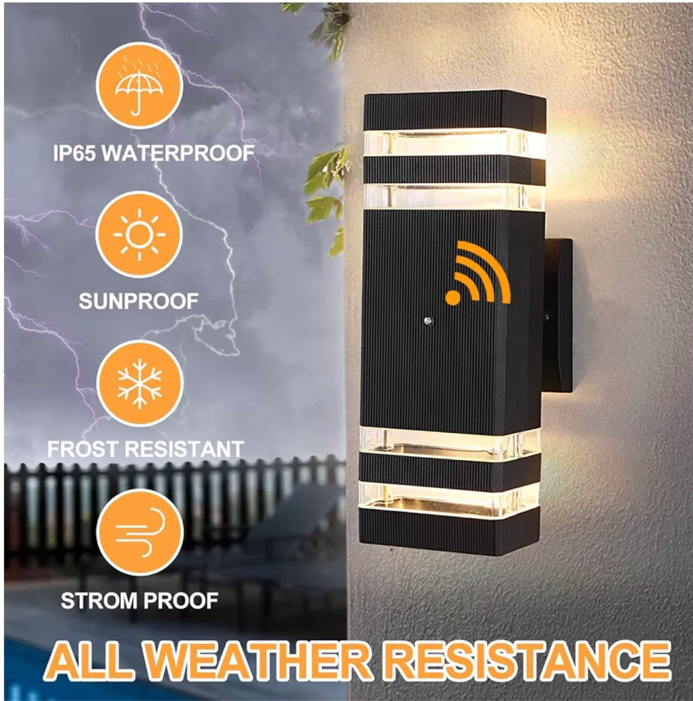 BRAND NEW Outdoor Wall Light Fixture  #Cleanout image indicator(5)