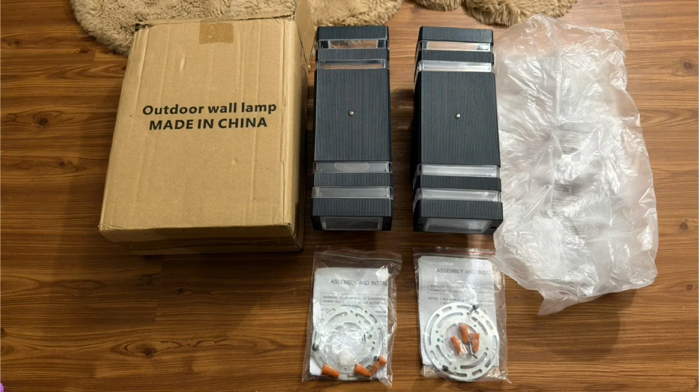 BRAND NEW Outdoor Wall Light Fixture  #Cleanout image indicator(8)