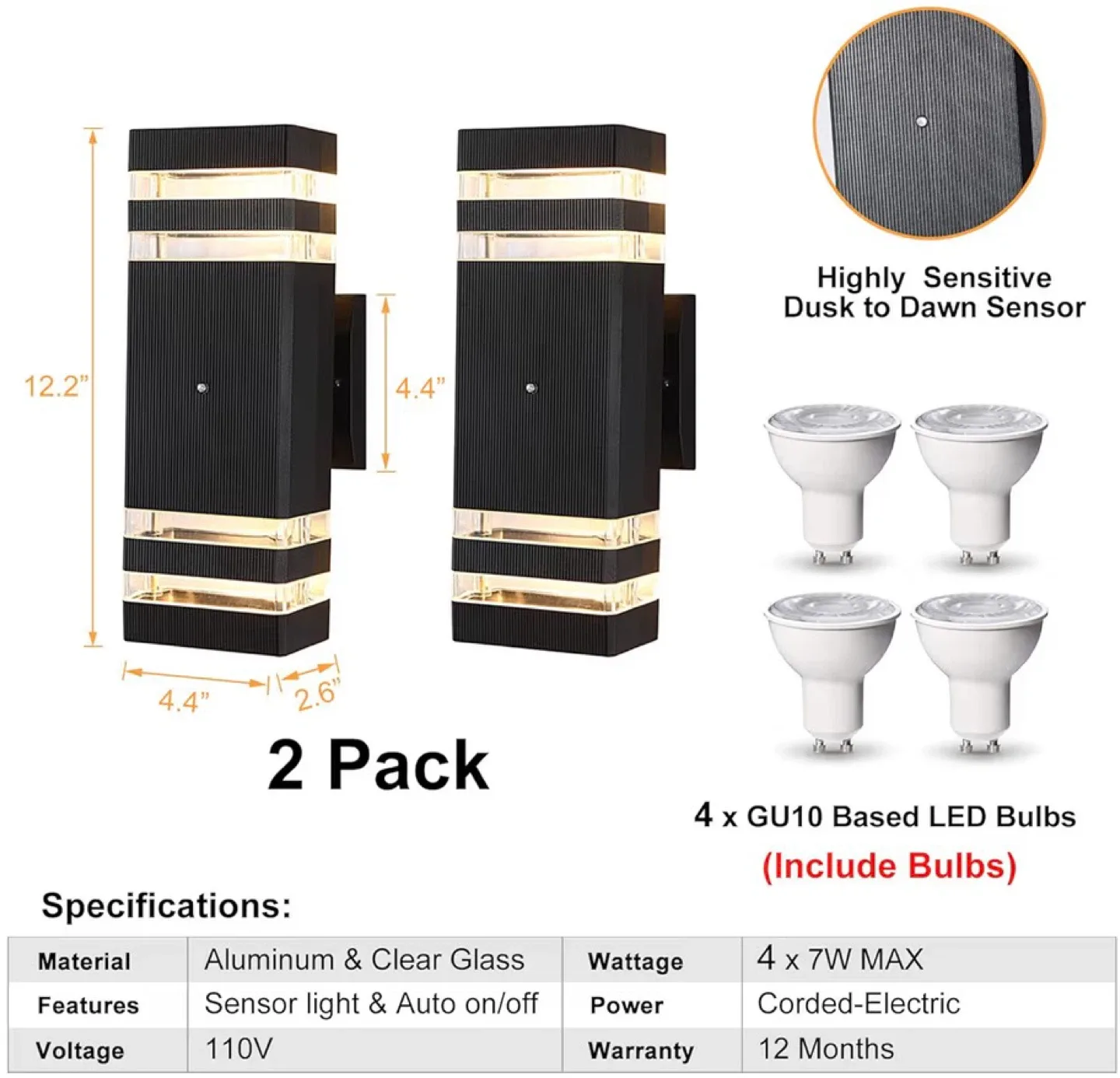 BRAND NEW Outdoor Wall Light Fixture  #Cleanout image indicator(7)