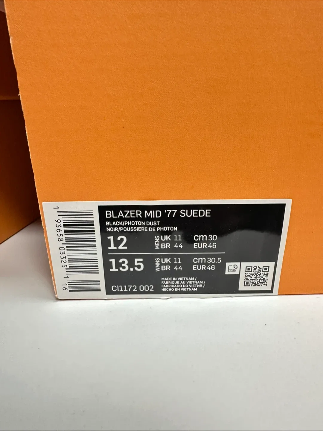 Nike Blazer Mid '77 Suede - Size 12 image indicator(5)