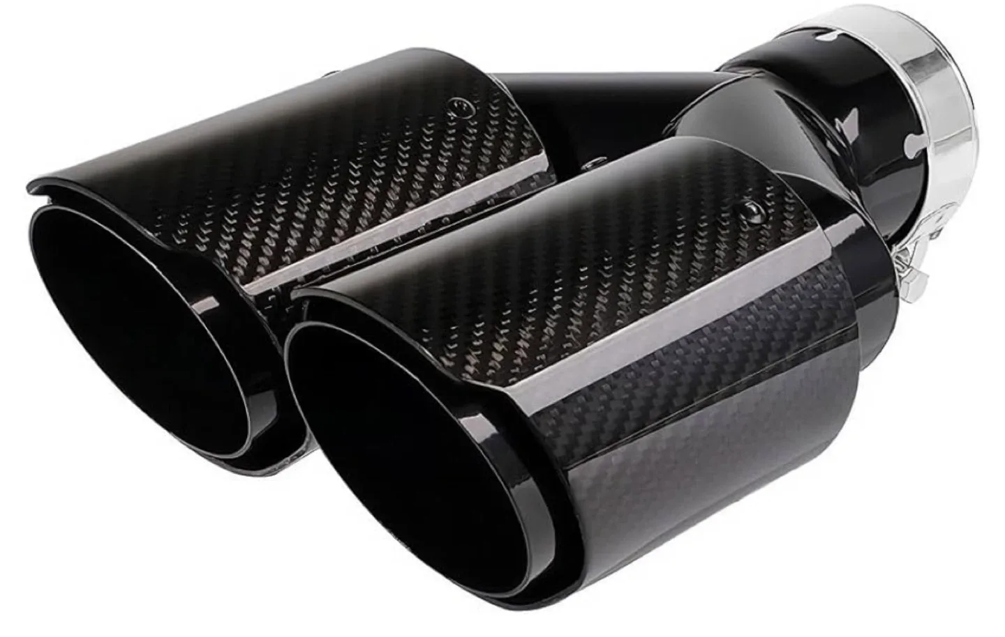 Carbon Fiber Dual Exhaust Muffler Tip
