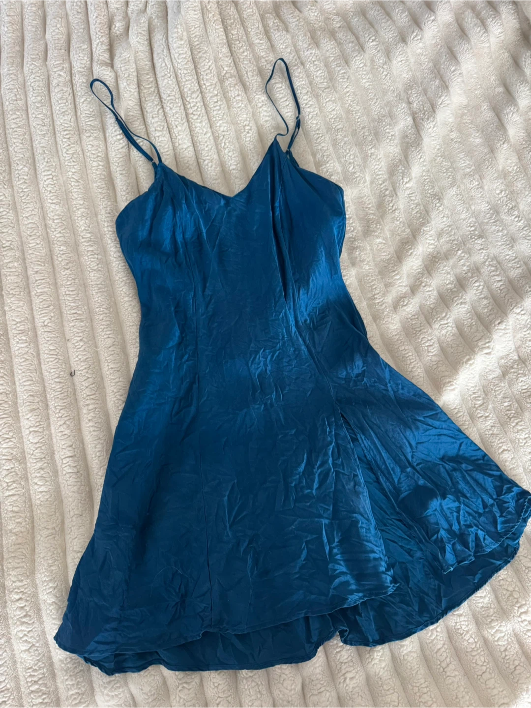 Vintage Blue Slip Dress