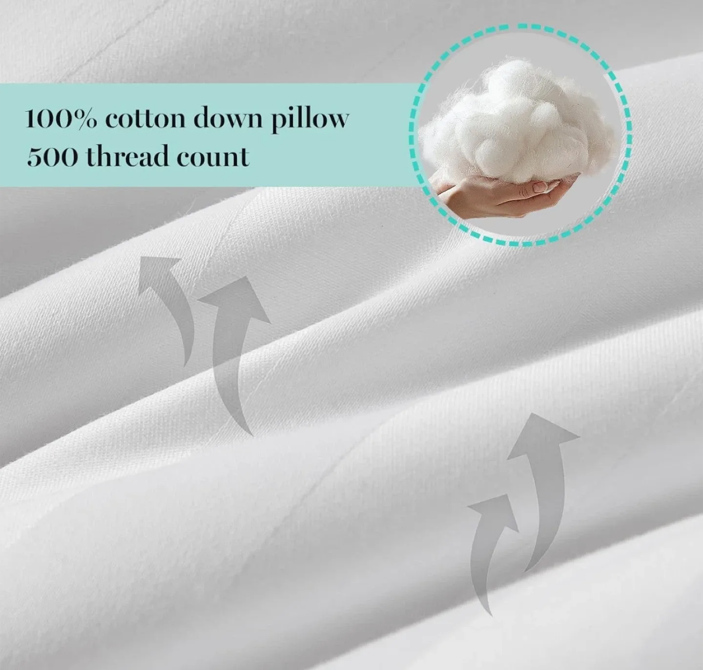 Martha Stewart Down Pillows (Set of 2) image indicator(4)