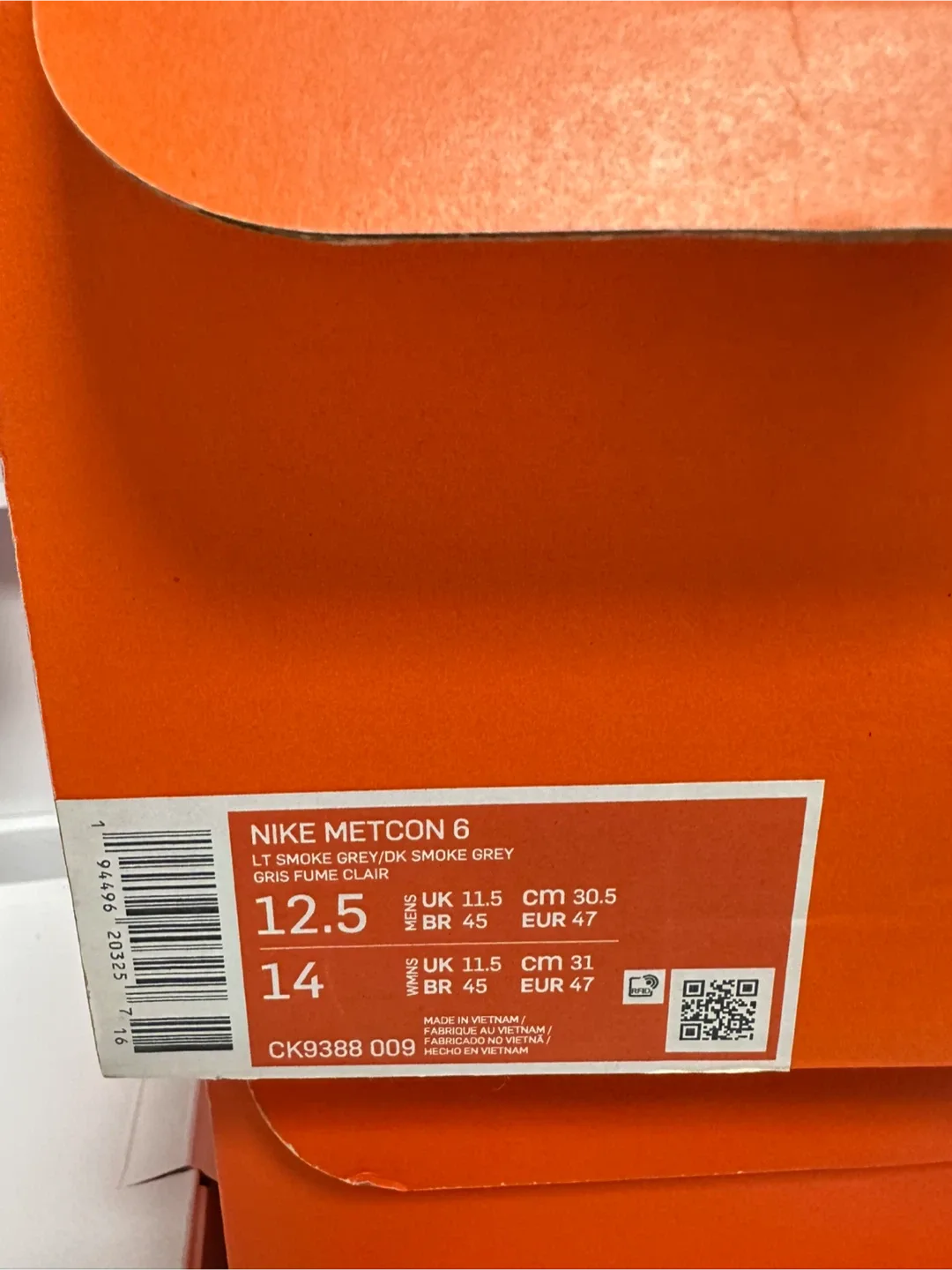 Nike Metcon 6 Training Shoes - Grey, US 12.5 image indicator(5)