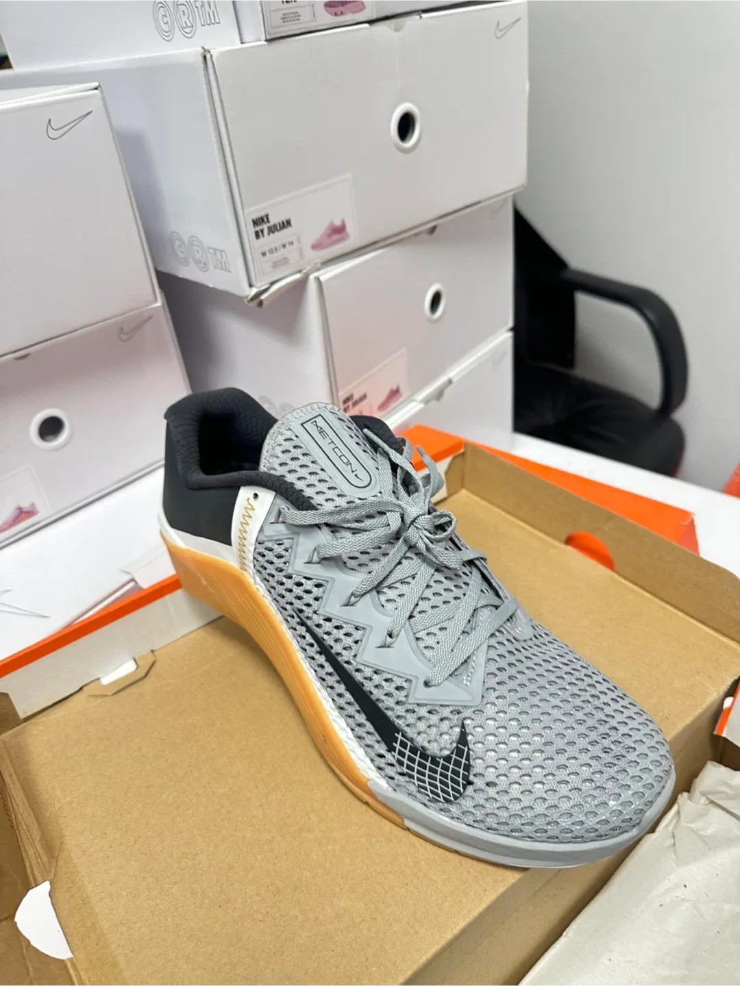 Nike Metcon 6 Training Shoes - Grey, US 12.5