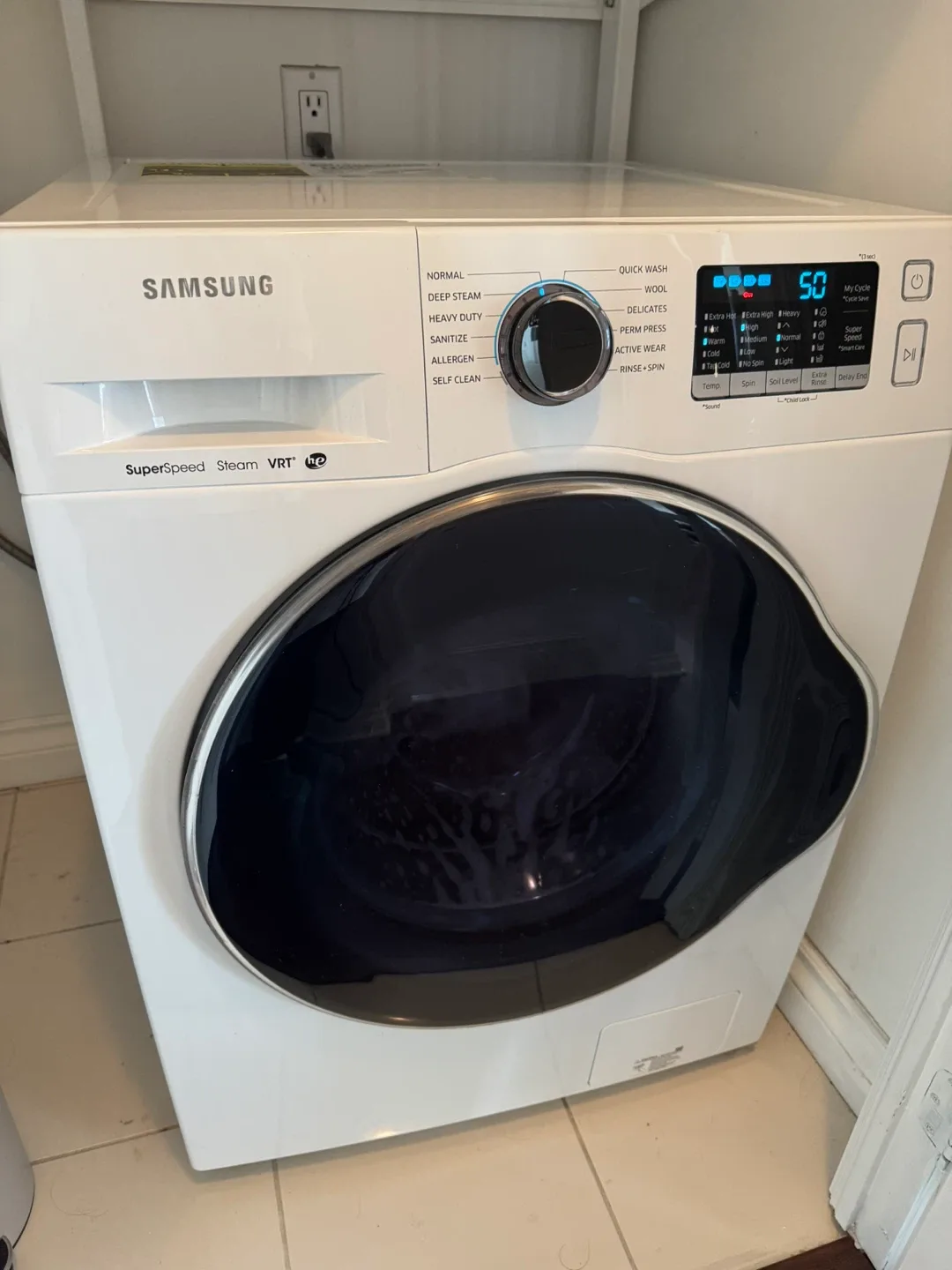 Samsung Front Load Washer - SuperSpeed Steam VRT