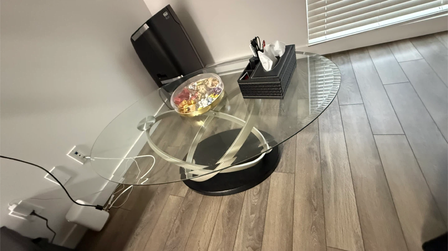 Glass Top Coffee Table - photo 4