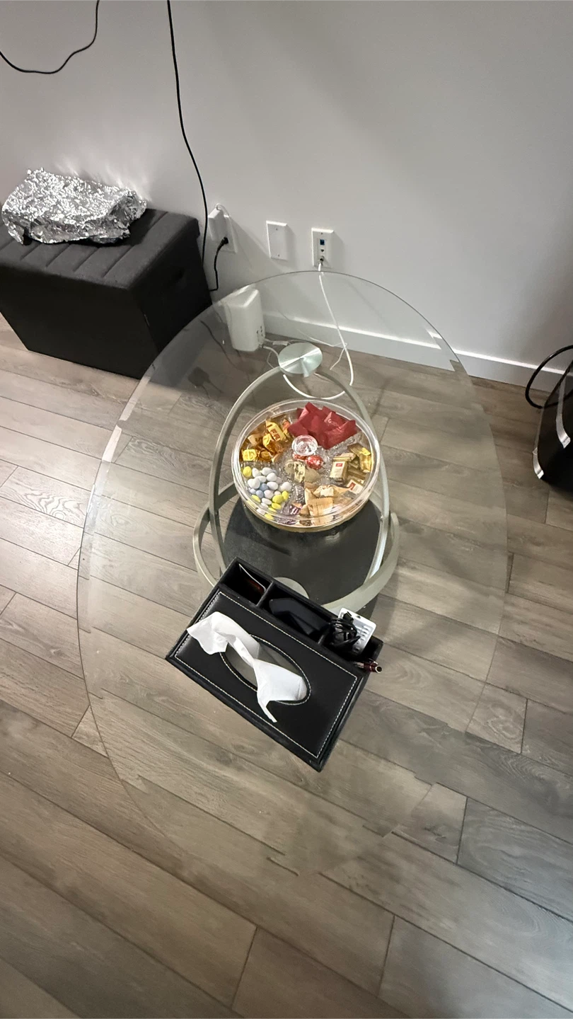 Glass Top Coffee Table - photo 3