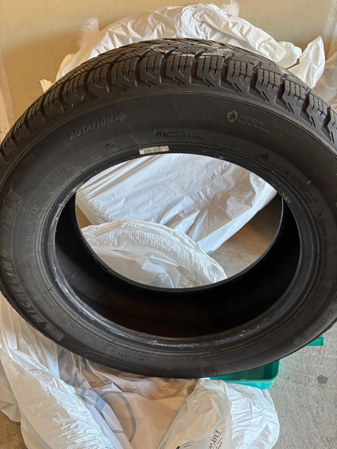 Michelin 215/60R17 Winter Tires - photo 3