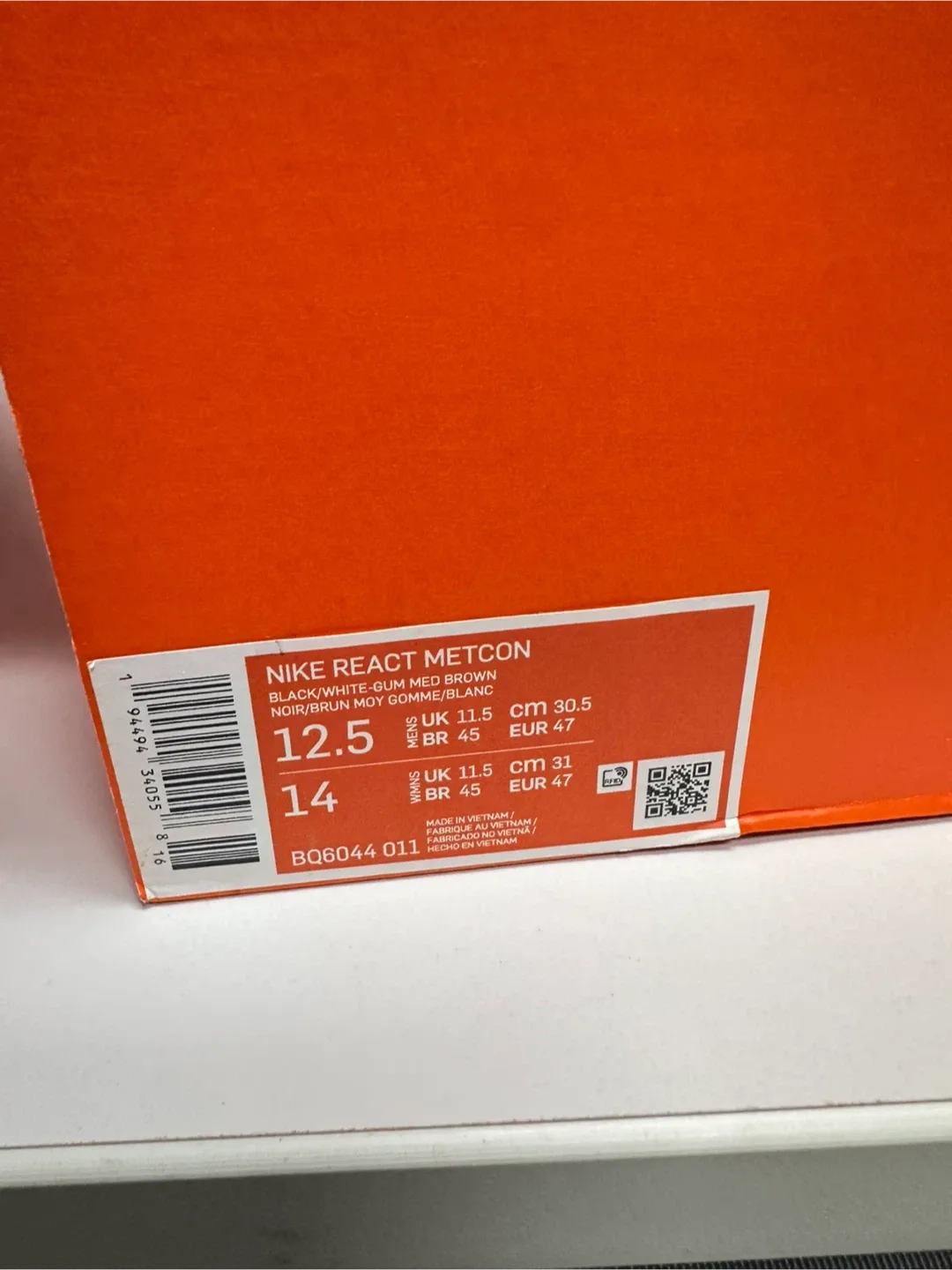 Nike React Metcon Training Shoes - Size 12.5 image indicator(5)