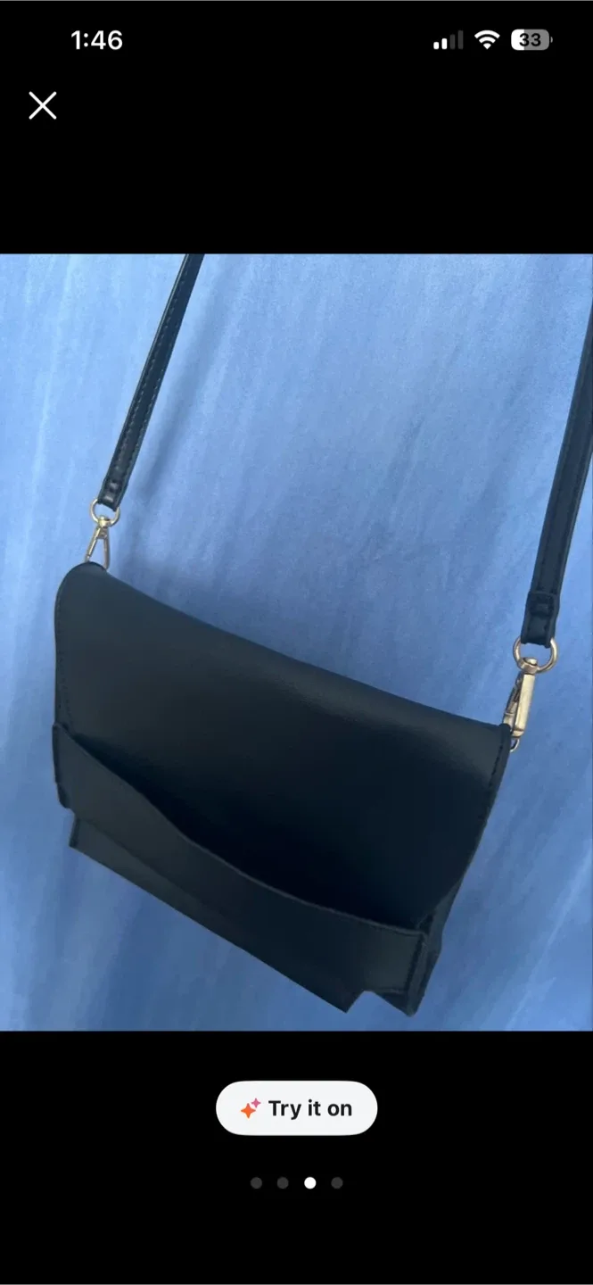 Summer & Rose Black Shoulder Bag image indicator(2)