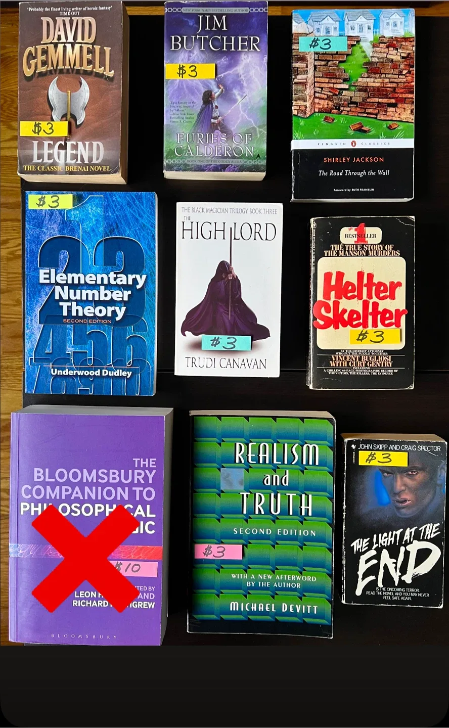 UPDATED 12/1 : BOOK SALE 😃- All Priced - MOVING OUT SALE ✈️ image indicator(2)