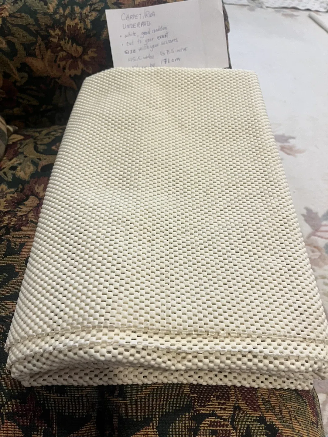 Carpet and Rug padding/ underlay image indicator(6)