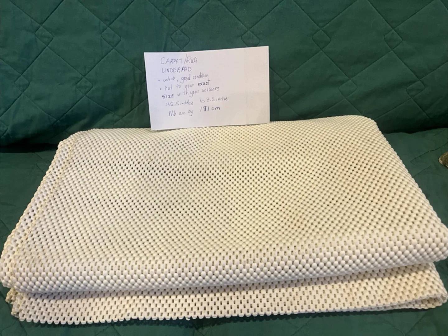 Carpet and Rug padding/ underlay image indicator(8)