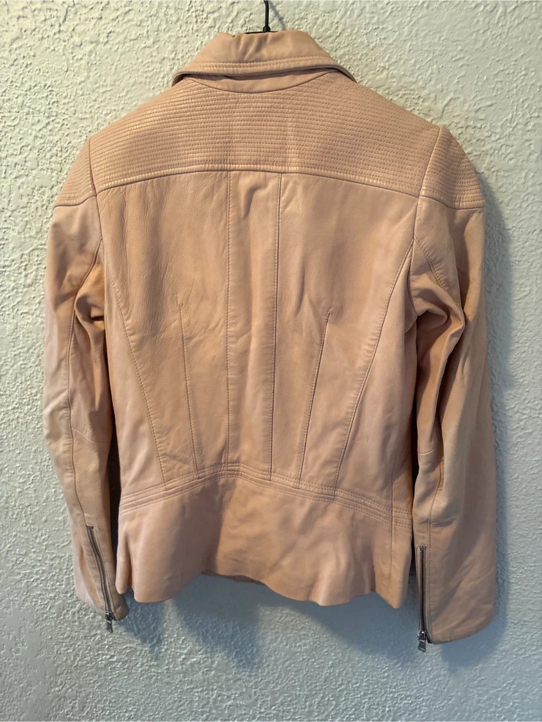 Danier Leather Jacket - Size 2XS - Pink - photo 4