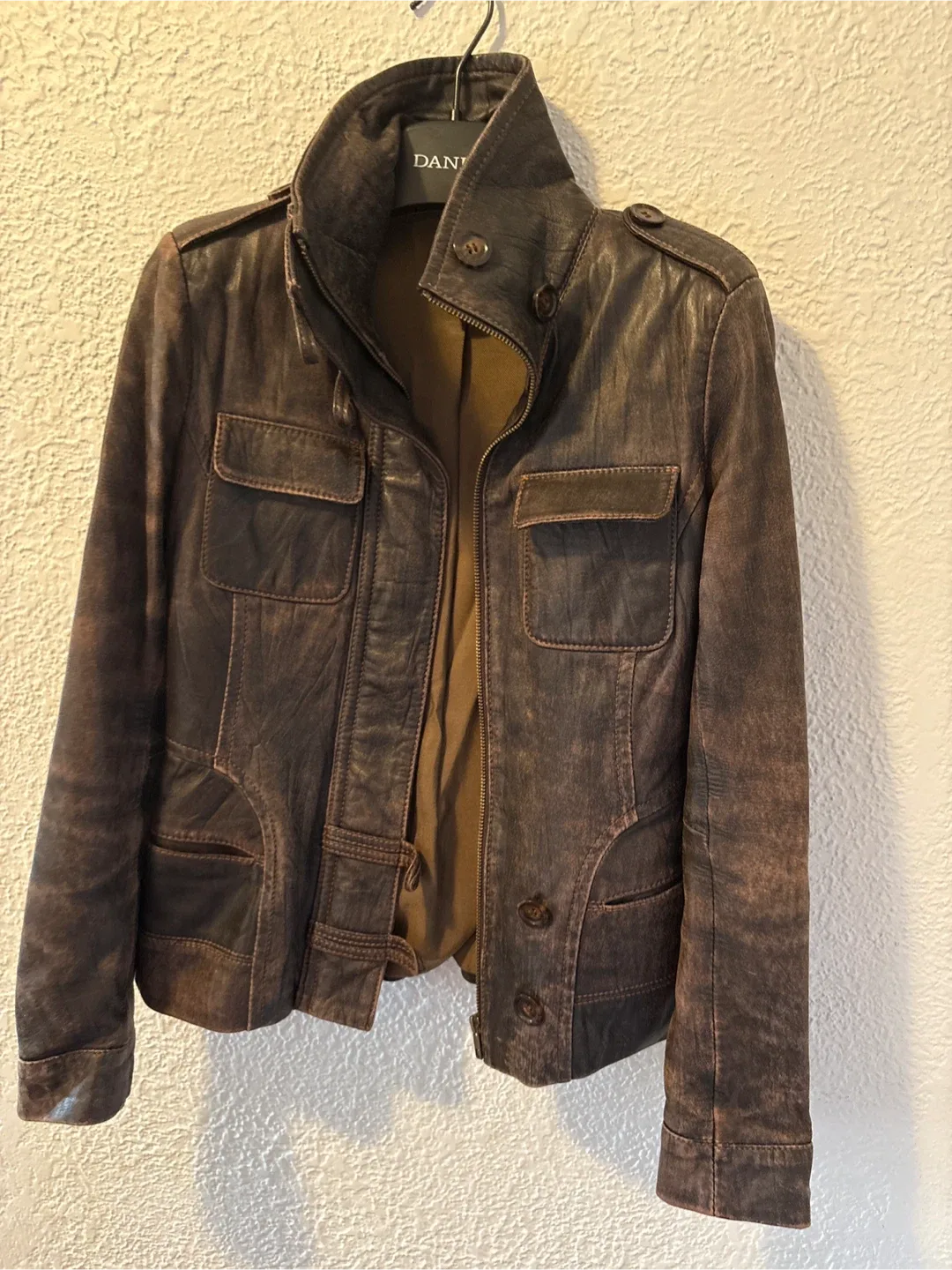 Danier Leather Jacket - Size 2XS
