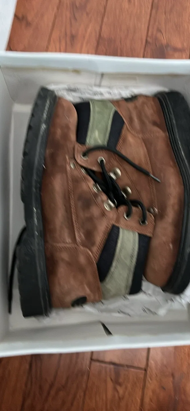 #CLEANOUT Dakota Brown Leather Work Boots - Size 9W image indicator(4)