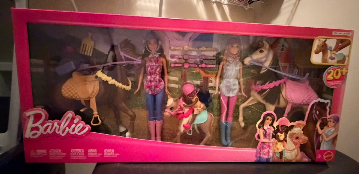 Barbie Horses & Riding Playset - New in Box! image indicator(2)
