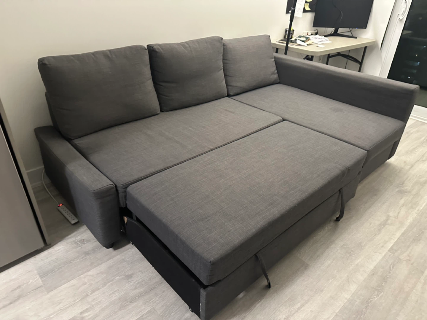 IKEA Friheten Sleeper Sectional Sofa - Grey - photo 3