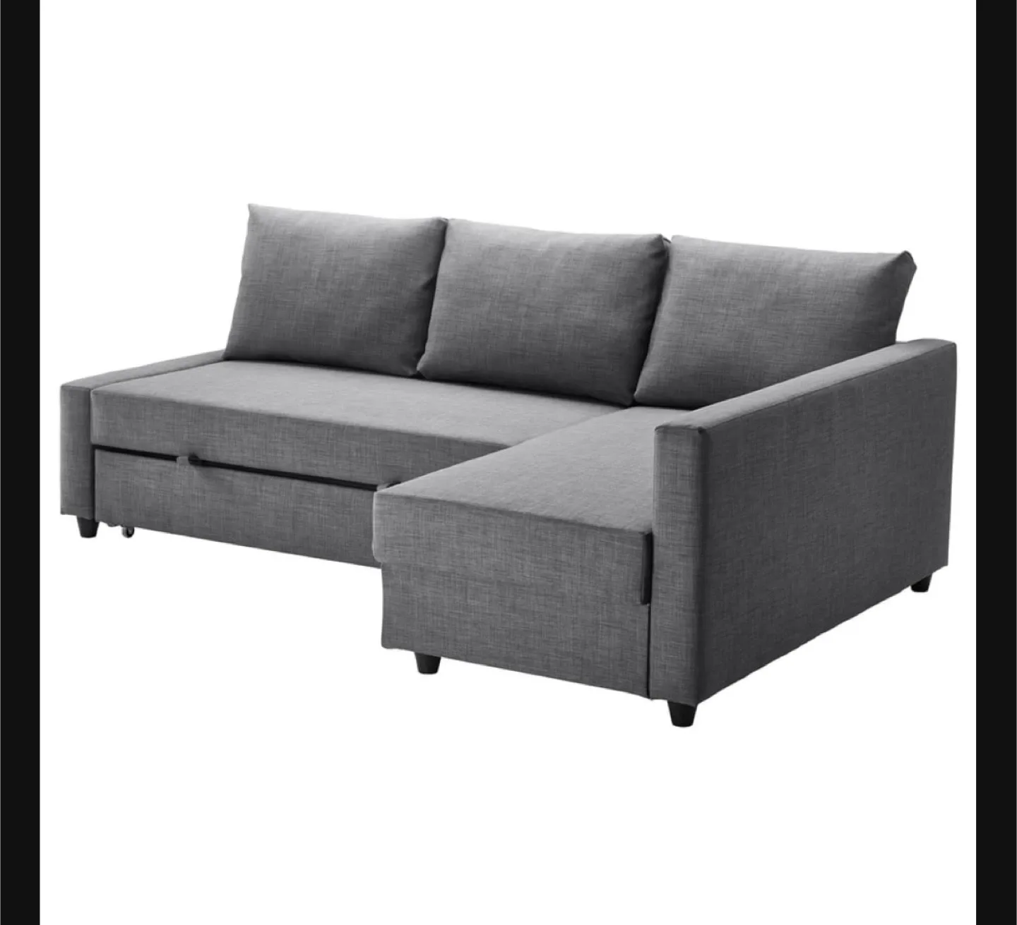 IKEA Friheten Sleeper Sectional Sofa - Grey