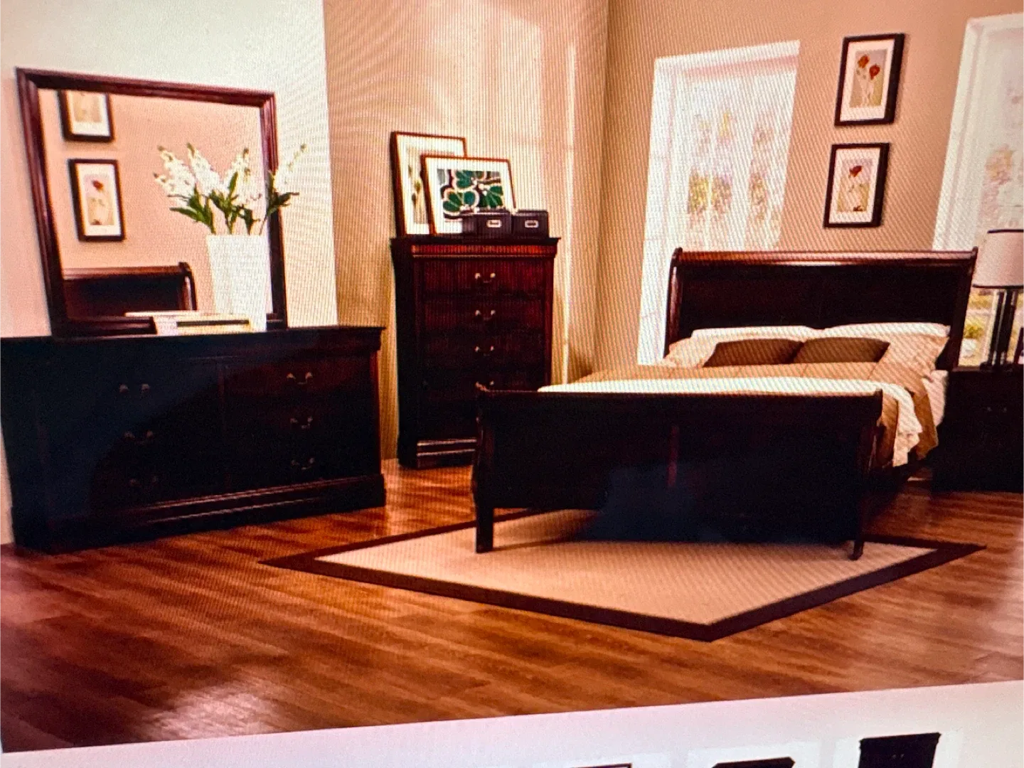 Bed frame +box spring +mattress