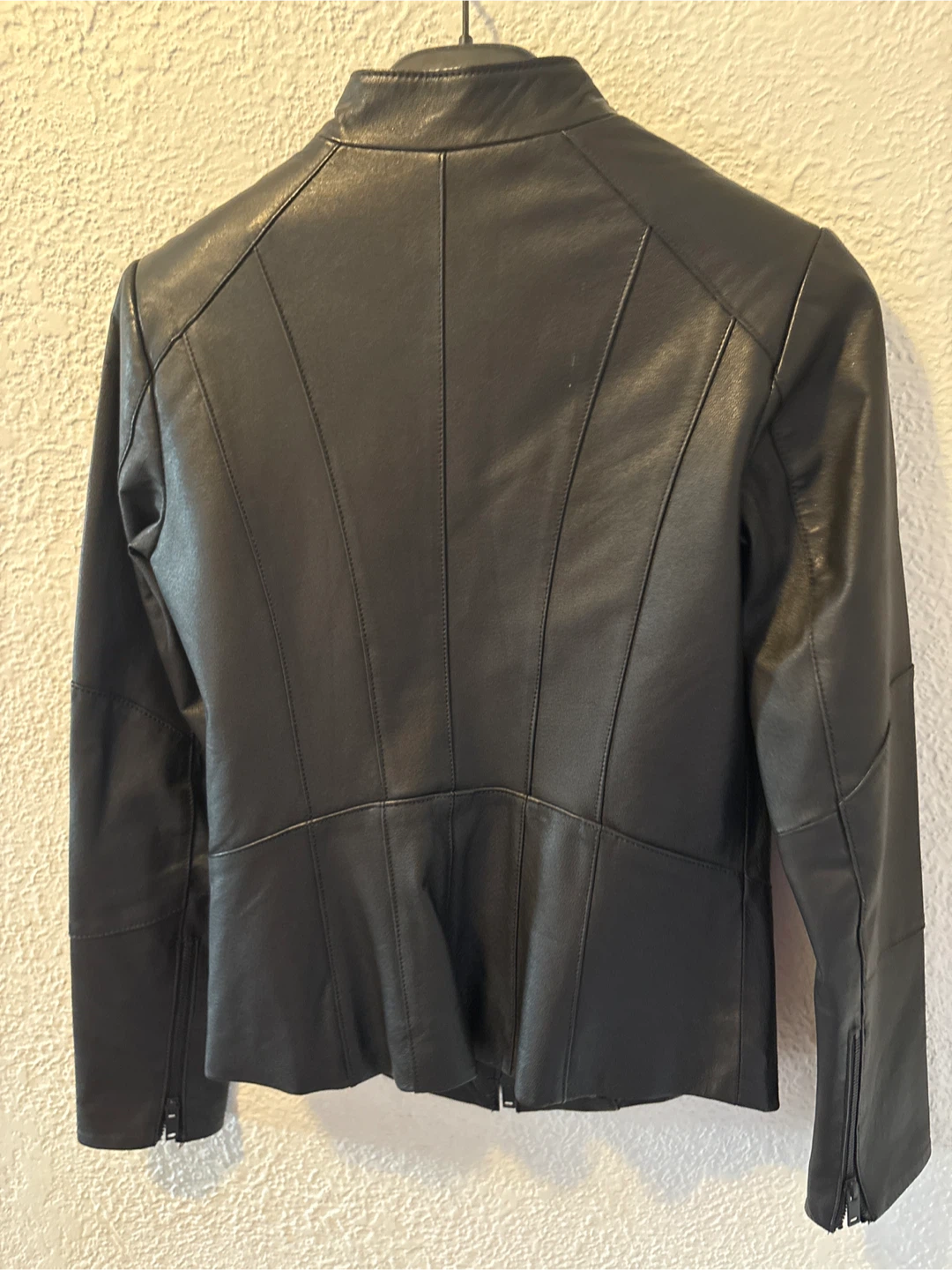 Danier Black Leather Jacket - Size 2XS - photo 3