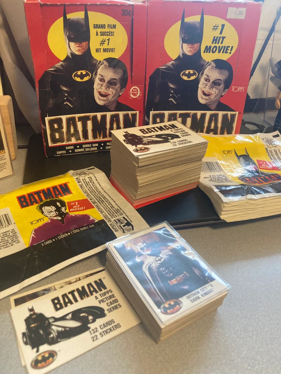 1989 Batman Trading Cards lot