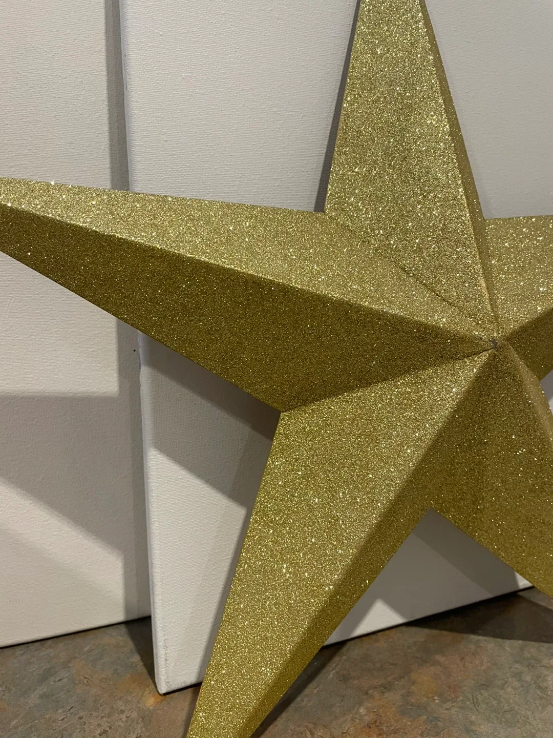 Gold Glitter Star Decoration image indicator(2)